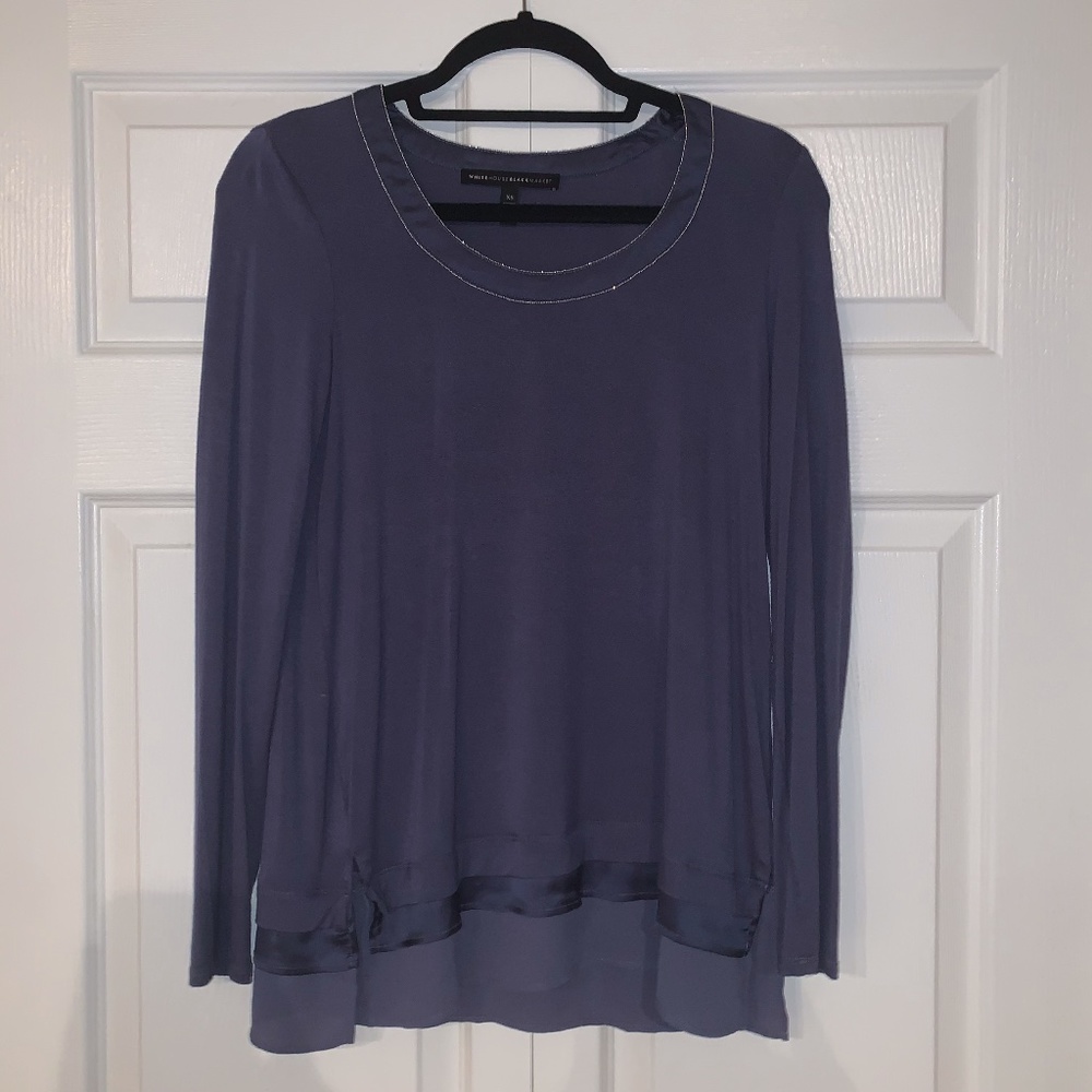 White House Black Market Long Sleeve Top